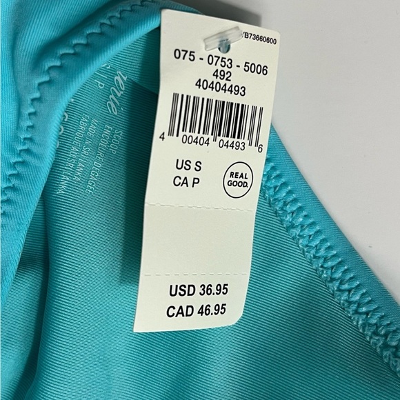 Aerie • NWY Blue Voop Studded Women's Bikini Top - Picture 7 of 9